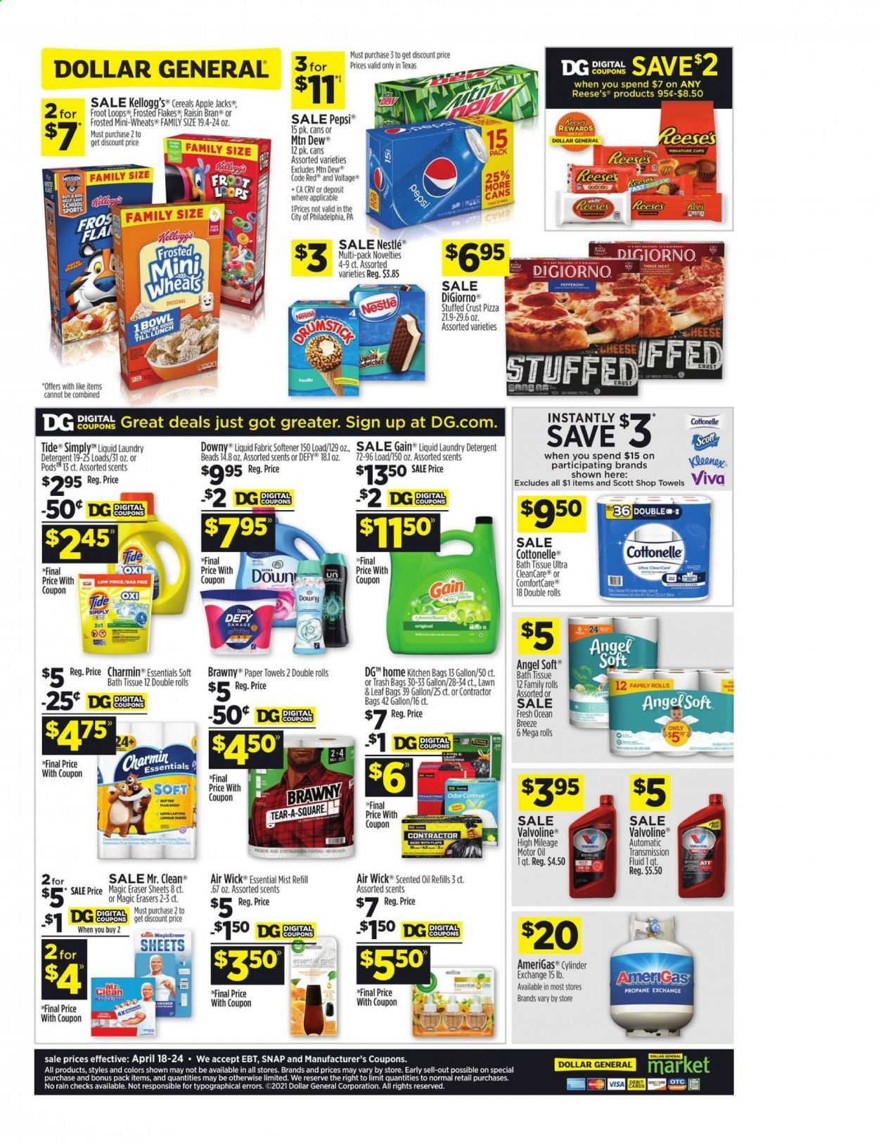 Dollar General (TX) Weekly Ad Flyer April 18 to April 24