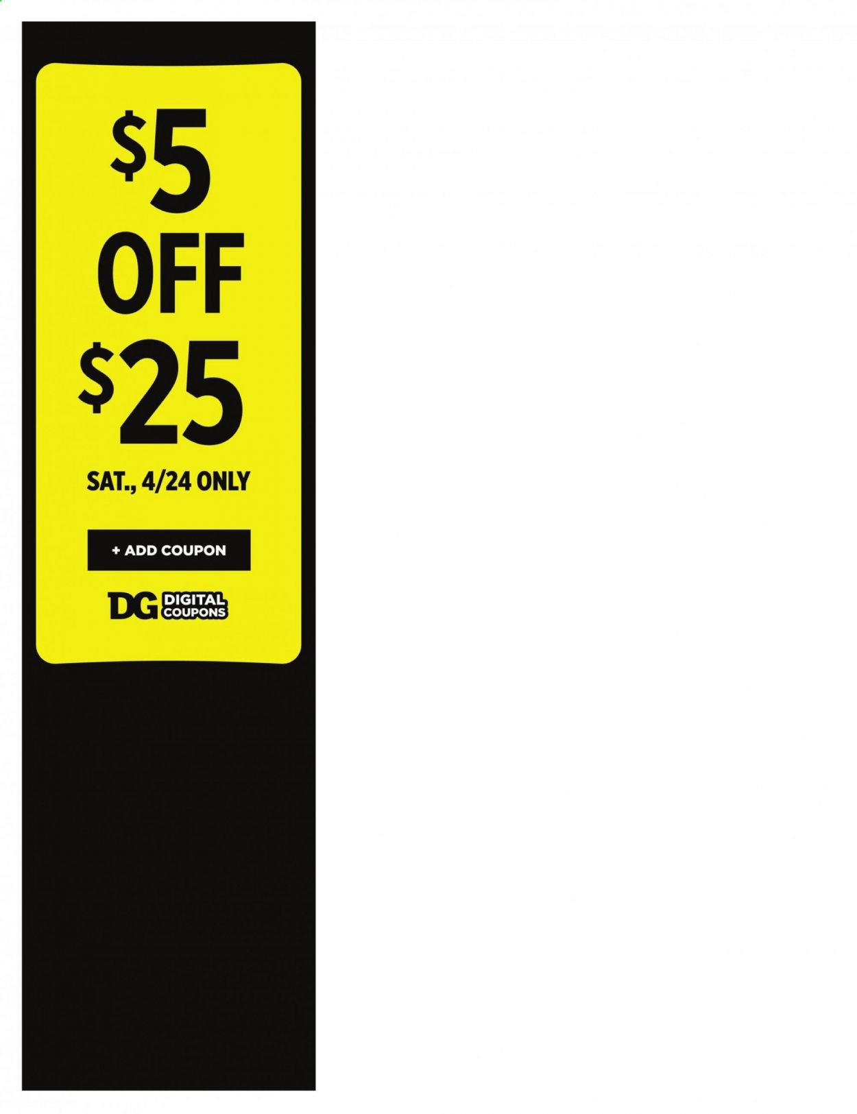 Dollar General (NC) Weekly Ad Flyer April 18 to April 24