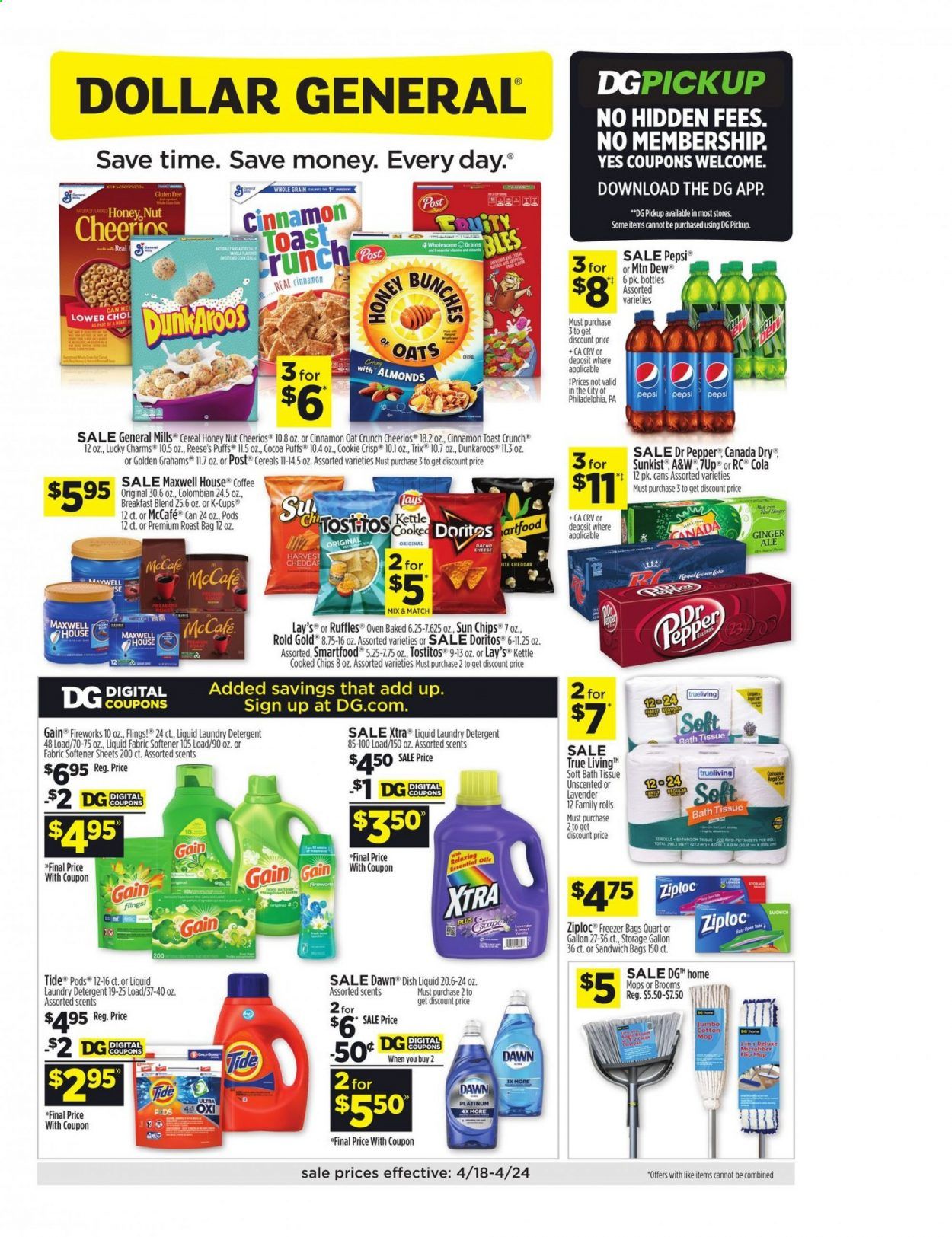 Dollar General (LA) Weekly Ad Flyer April 18 to April 24