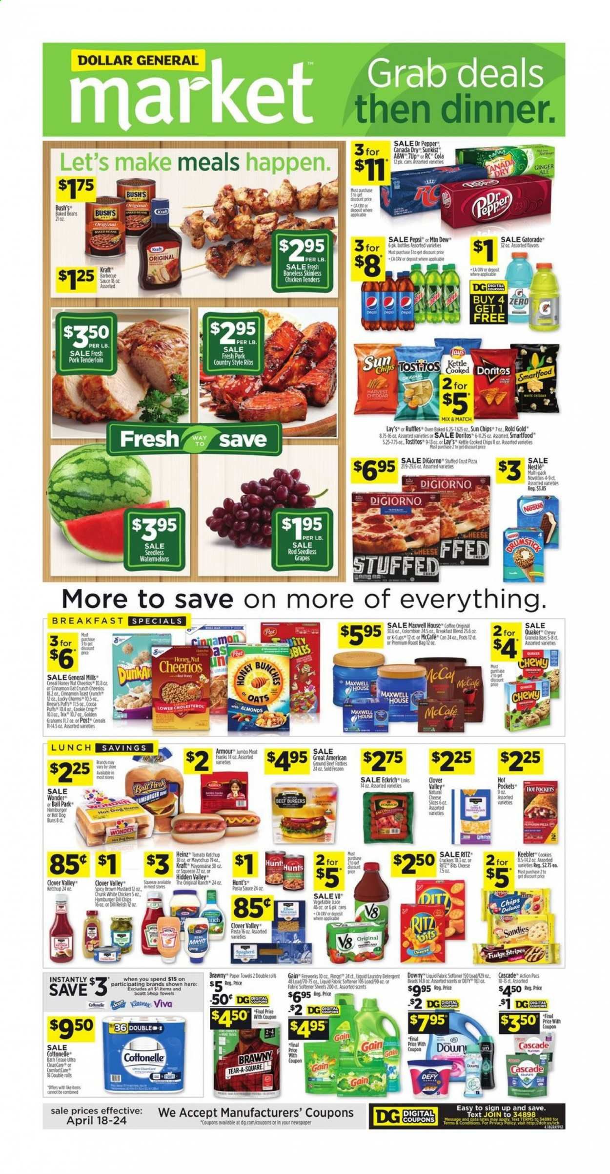 Dollar General (AL, GA, KY, TN) Weekly Ad Flyer April 18 to April 24