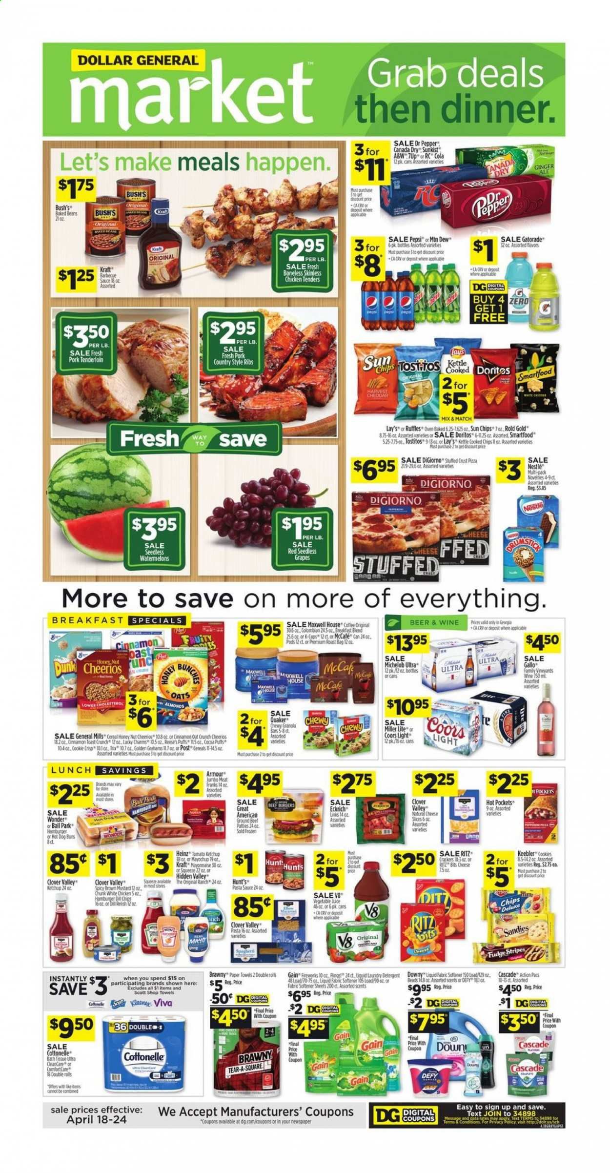 Dollar General (GA) Weekly Ad Flyer April 18 to April 24