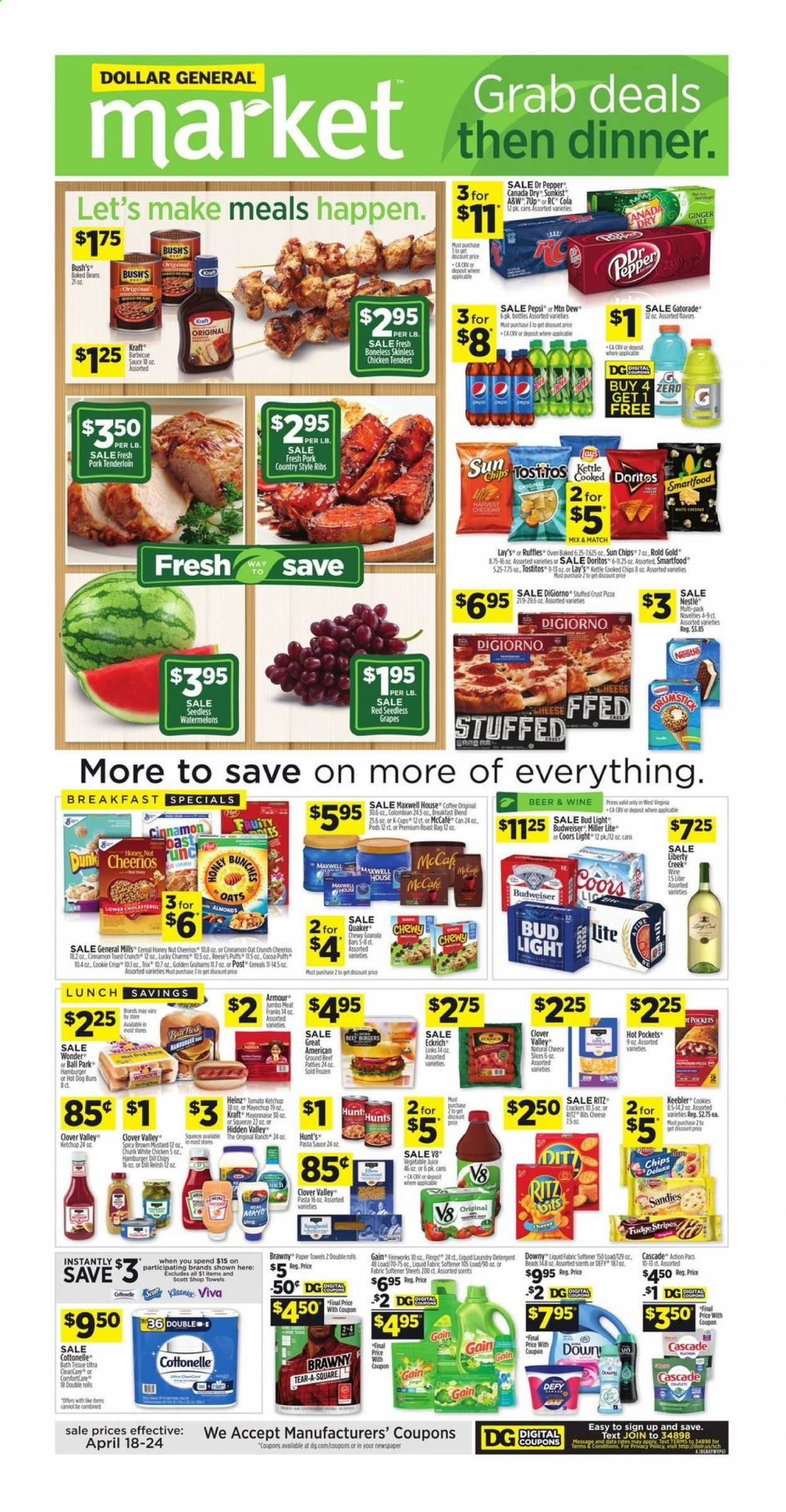 Dollar General (WV) Weekly Ad Flyer April 18 to April 24