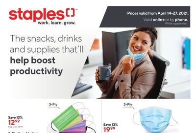 Staples Business Flyer April 14 to 27
