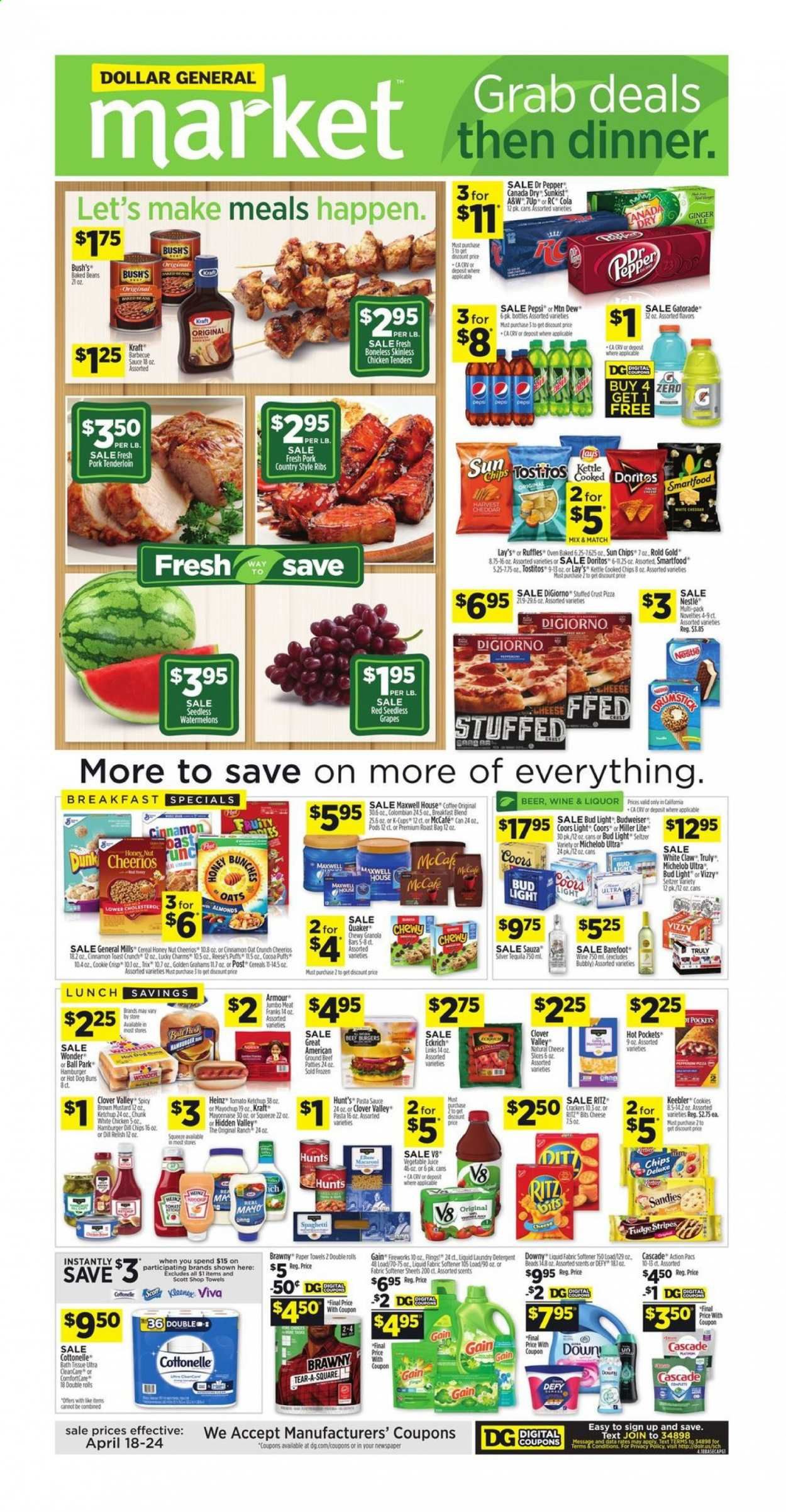 Dollar General (CA) Weekly Ad Flyer April 18 to April 24