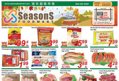 Seasons Food Mart (Brampton) Flyer October 18 to 24