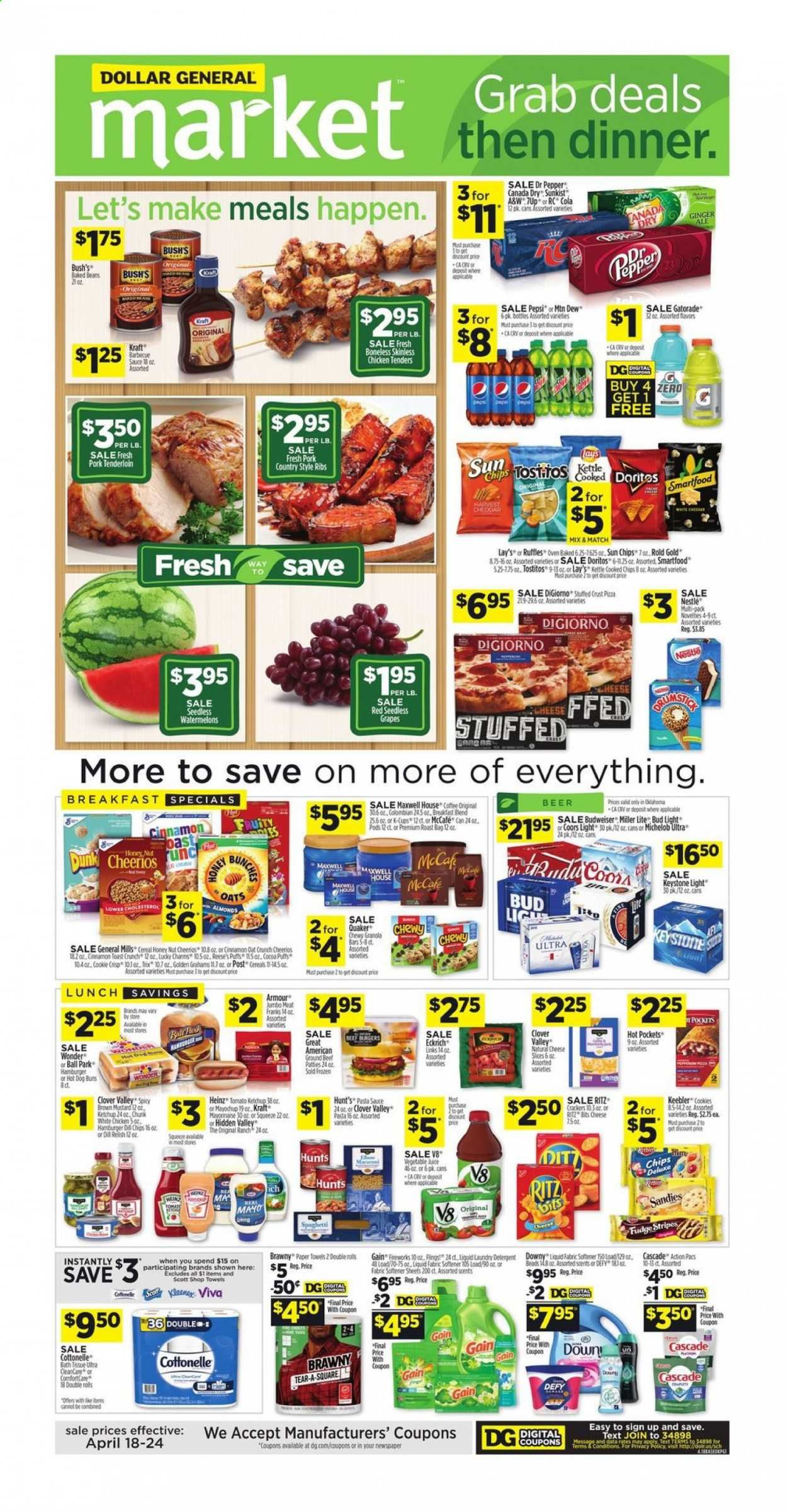 Dollar General (OK) Weekly Ad Flyer April 18 to April 24