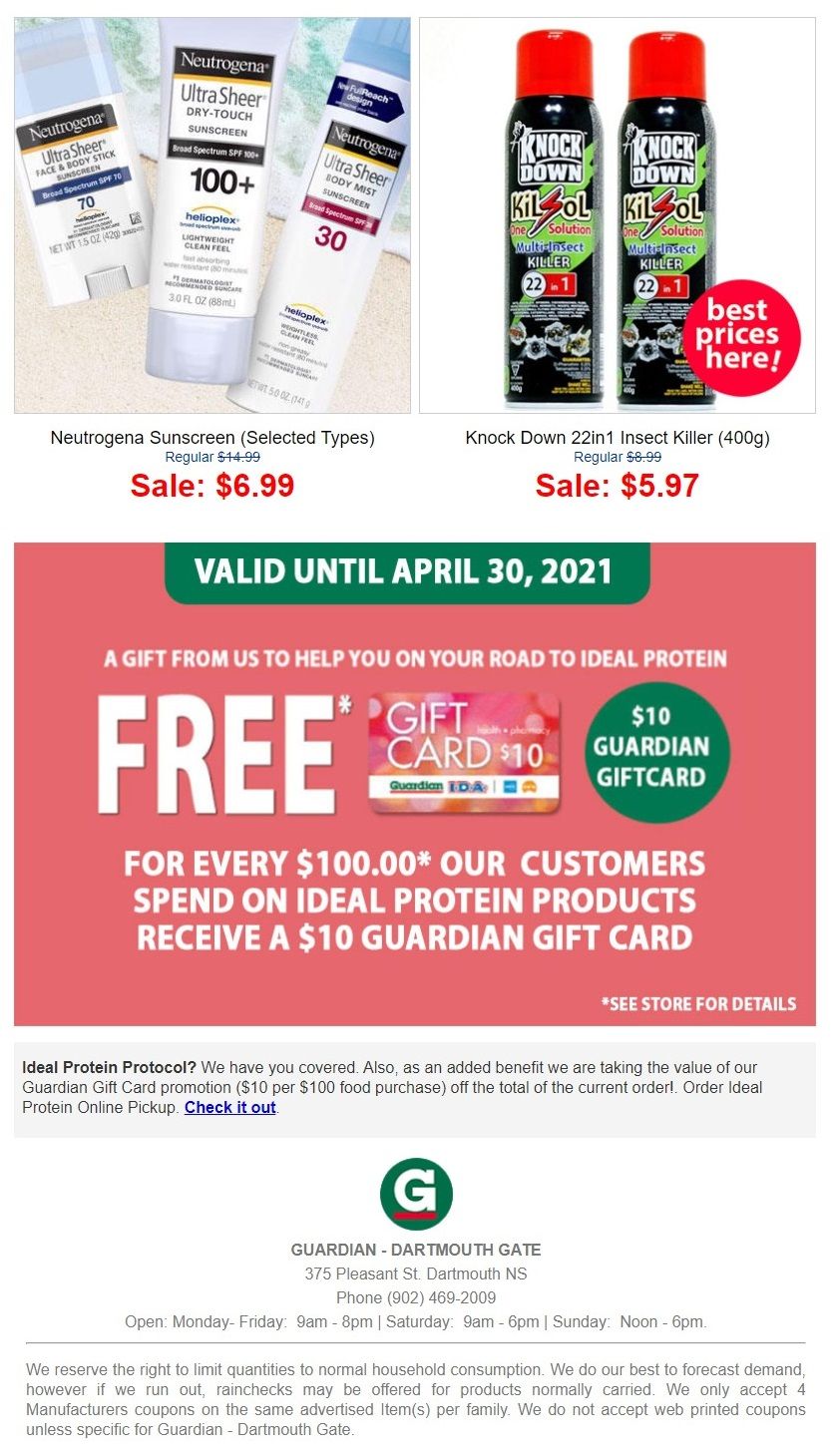 Guardian (Dartmouth Gate) Flyer April 20 to 26