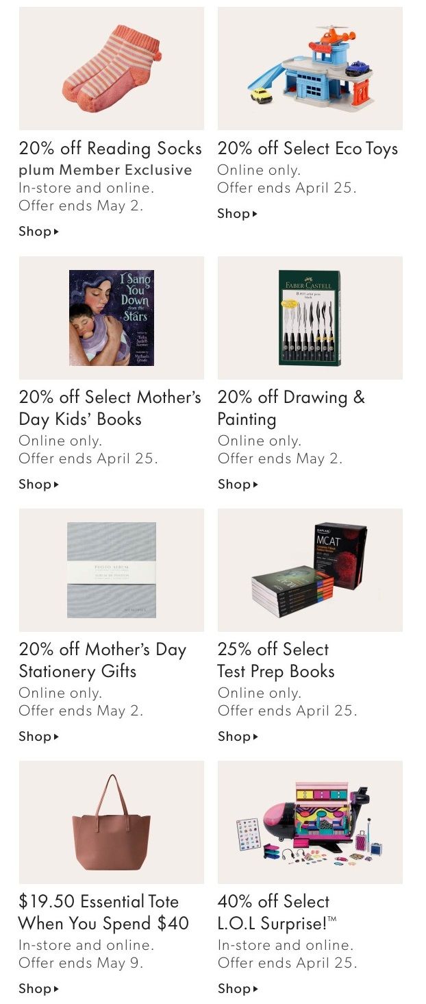 Chapters Indigo Online Deals of the Week April 19 to 25