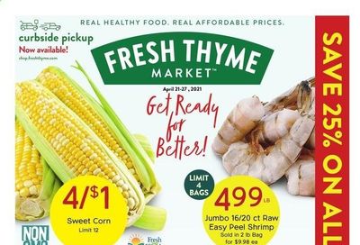 Fresh Thyme Weekly Ad Flyer April 21 to April 27