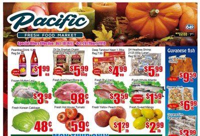 Pacific Fresh Food Market (Pickering) Flyer October 18 to 24