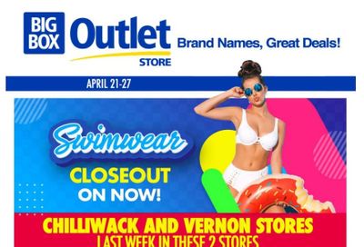 Big Box Outlet Store Flyer April 21 to 27