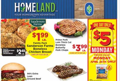 Homeland (OK, TX) Weekly Ad Flyer April 21 to April 27