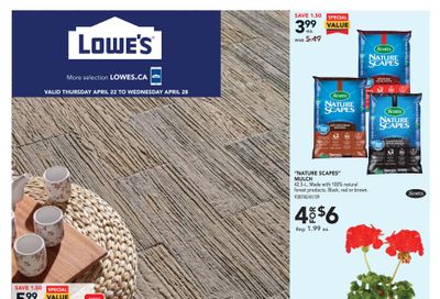 Lowe's Flyer April 22 to 28