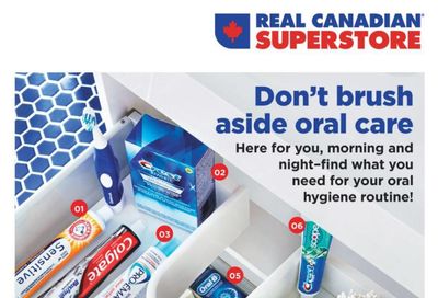 Real Canadian Superstore (West) Oral Care Flyer April 8 to 21
