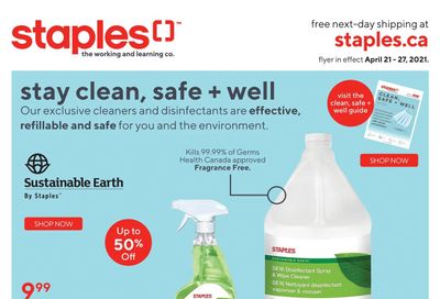 Staples Flyer April 21 to 27