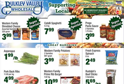 Bulkley Valley Wholesale Flyer April 22 to 28