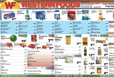 Western Foods Flyer April 21 to 27