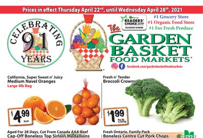 The Garden Basket Flyer April 22 to 28
