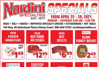 Nardini Specialties Flyer April 22 to 28