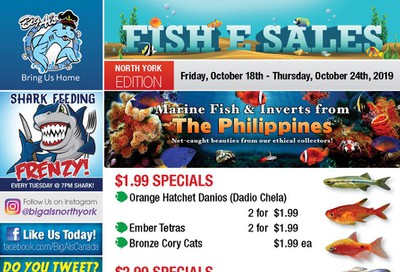 Big Al's (North York) Weekly Specials October 18 to 24