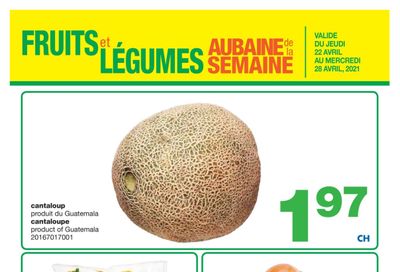 Wholesale Club (QC) Produce Deal of the Week Flyer April 22 to 28