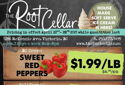 The Root Cellar Flyer April 22 to 28