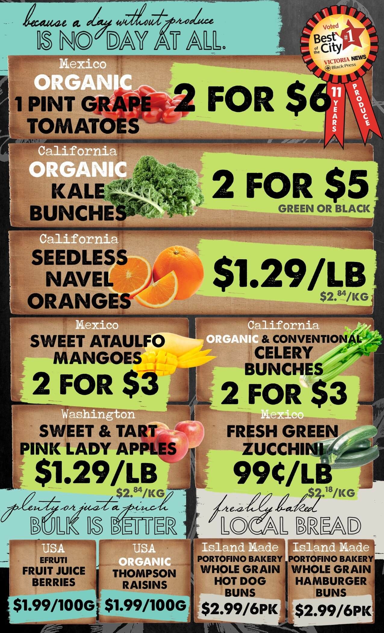 The Root Cellar Flyer April 22 to 28