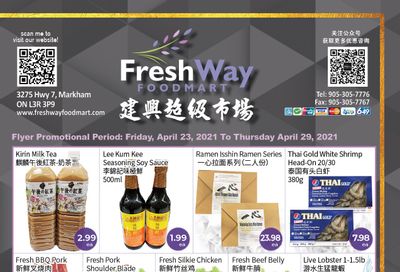FreshWay Foodmart Flyer April 23 to 29