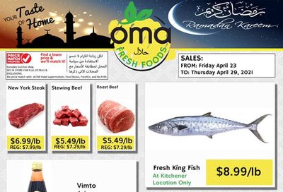 Oma Fresh Foods Flyer April 23 to 29