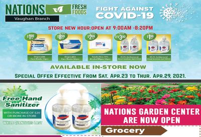 Nations Fresh Foods (Vaughan) Flyer April 23 to 29