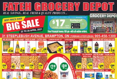 Fateh Grocery Depot Flyer April 22 to 28