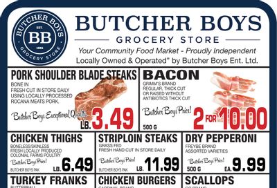 Butcher Boys Grocery Store Flyer April 23 to 29