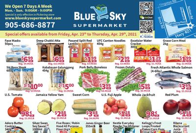 Blue Sky Supermarket (Pickering) Flyer April 23 to 29