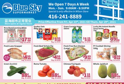 Blue Sky Supermarket (North York) Flyer April 23 to 29