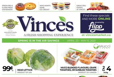Vince's Market Flyer April 23 to May 6