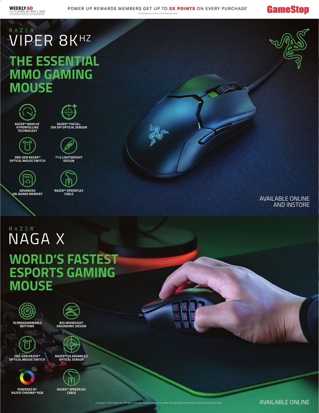 GameStop Weekly Ad Flyer April 25 to May 1