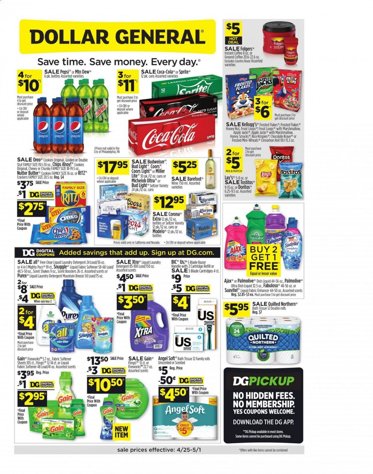 Dollar General Weekly Ad Flyer April 25 to May 1