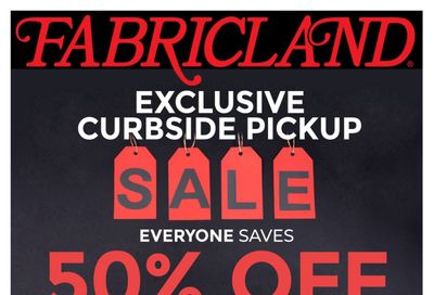 Fabricland (ON) Flyer April 21 to May 20