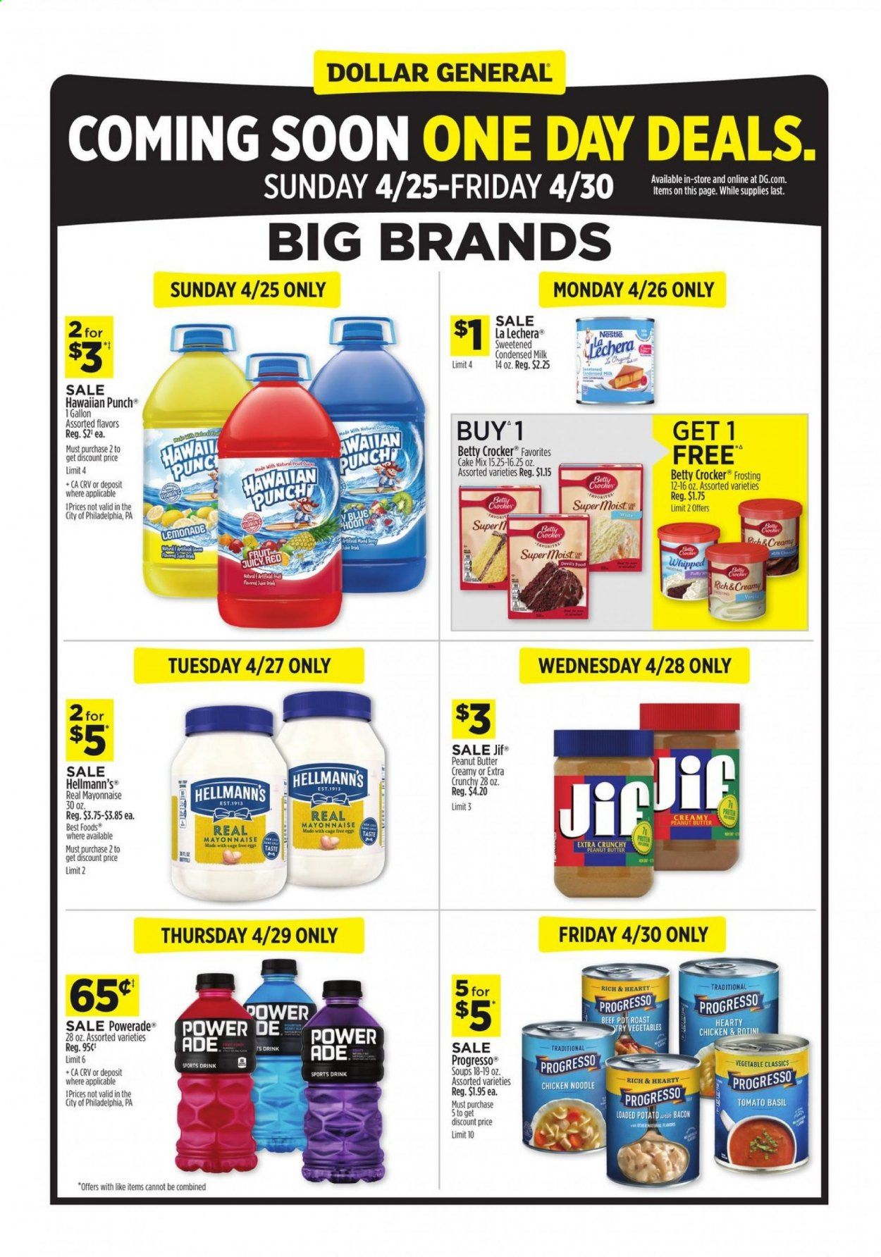 Dollar General Weekly Ad Flyer April 25 to April 30
