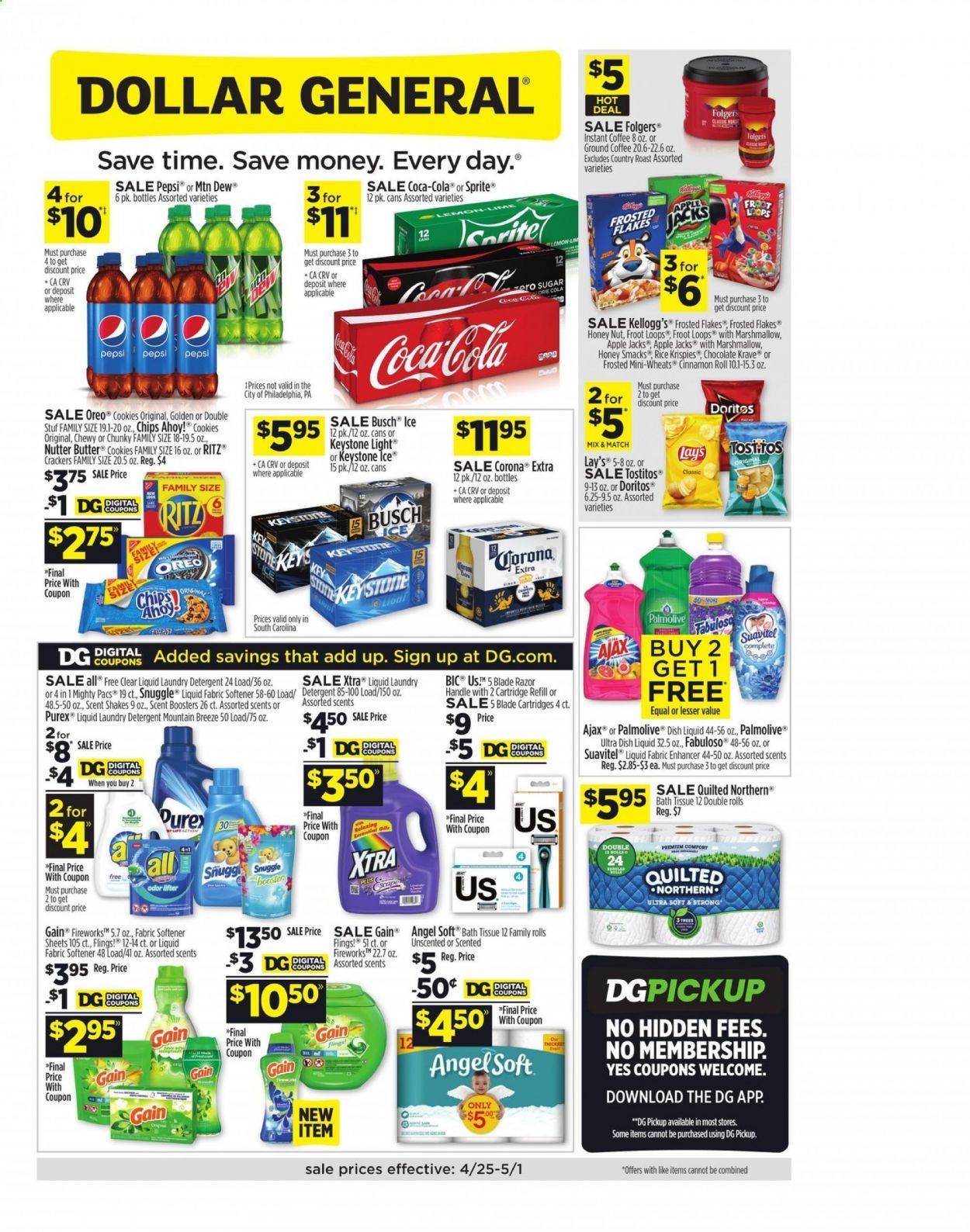 Dollar General (SC) Weekly Ad Flyer April 25 to May 1