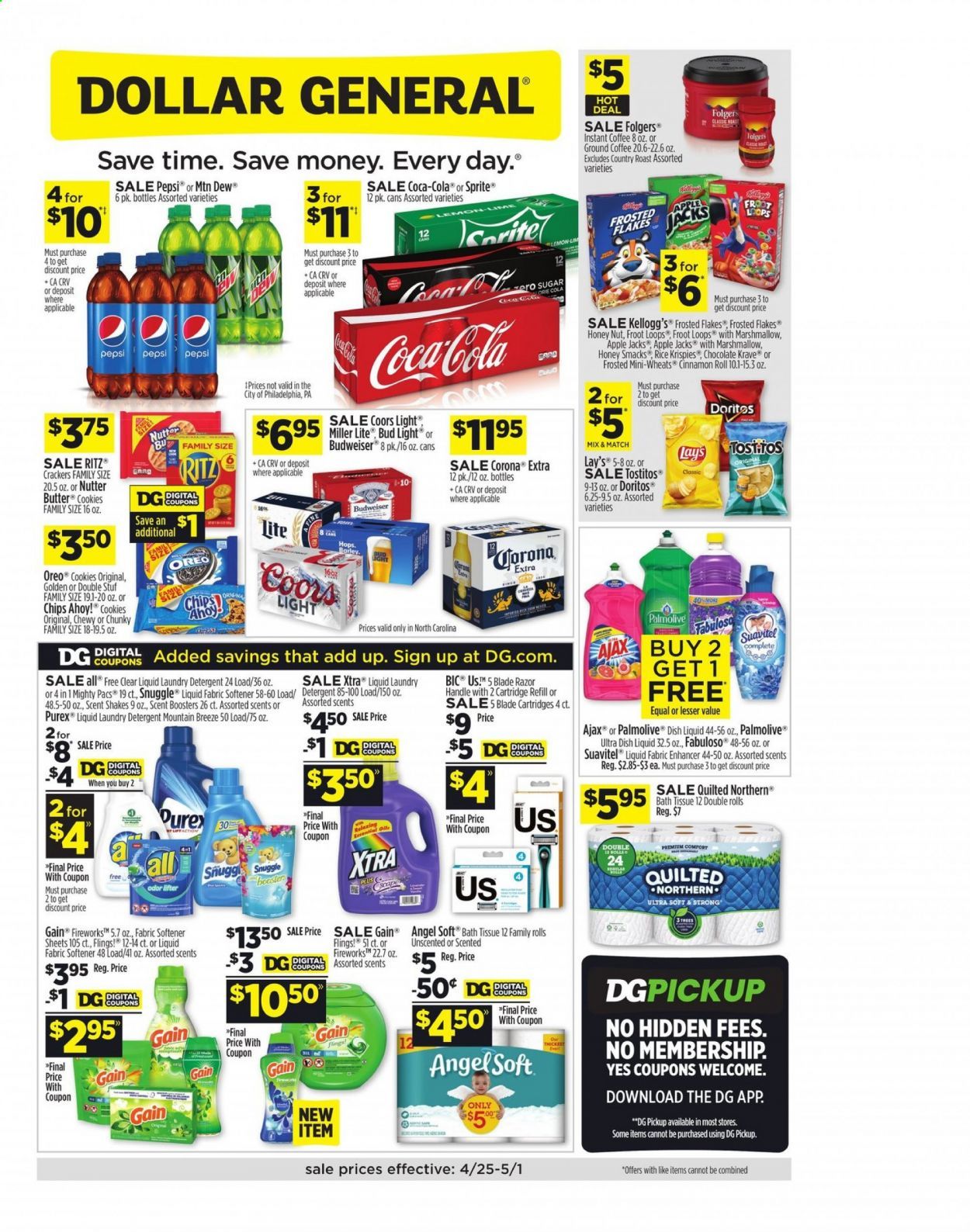 Dollar General (NC) Weekly Ad Flyer April 25 to May 1
