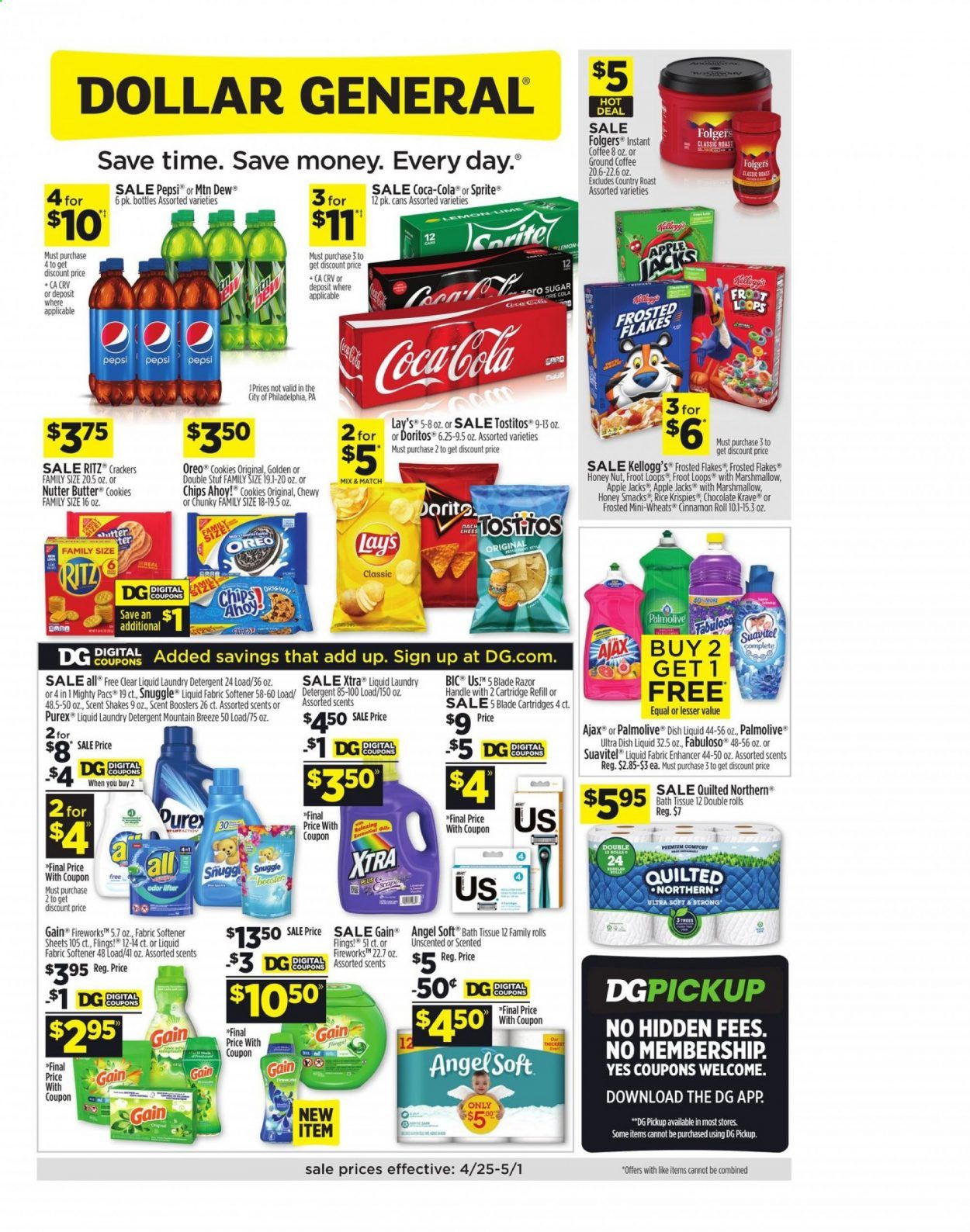 Dollar General (MO, OH) Weekly Ad Flyer April 25 to May 1