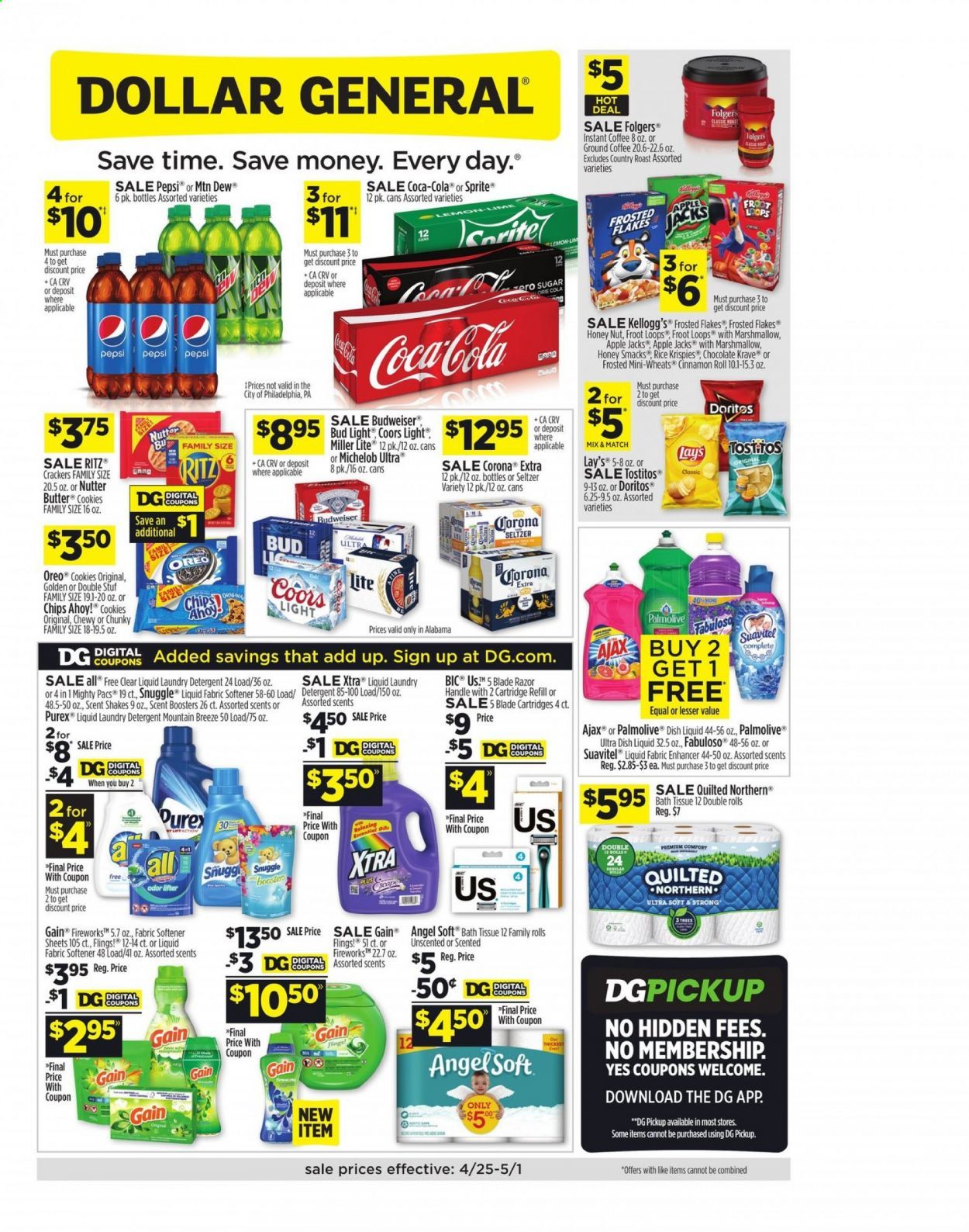 Dollar General (AL) Weekly Ad Flyer April 25 to May 1