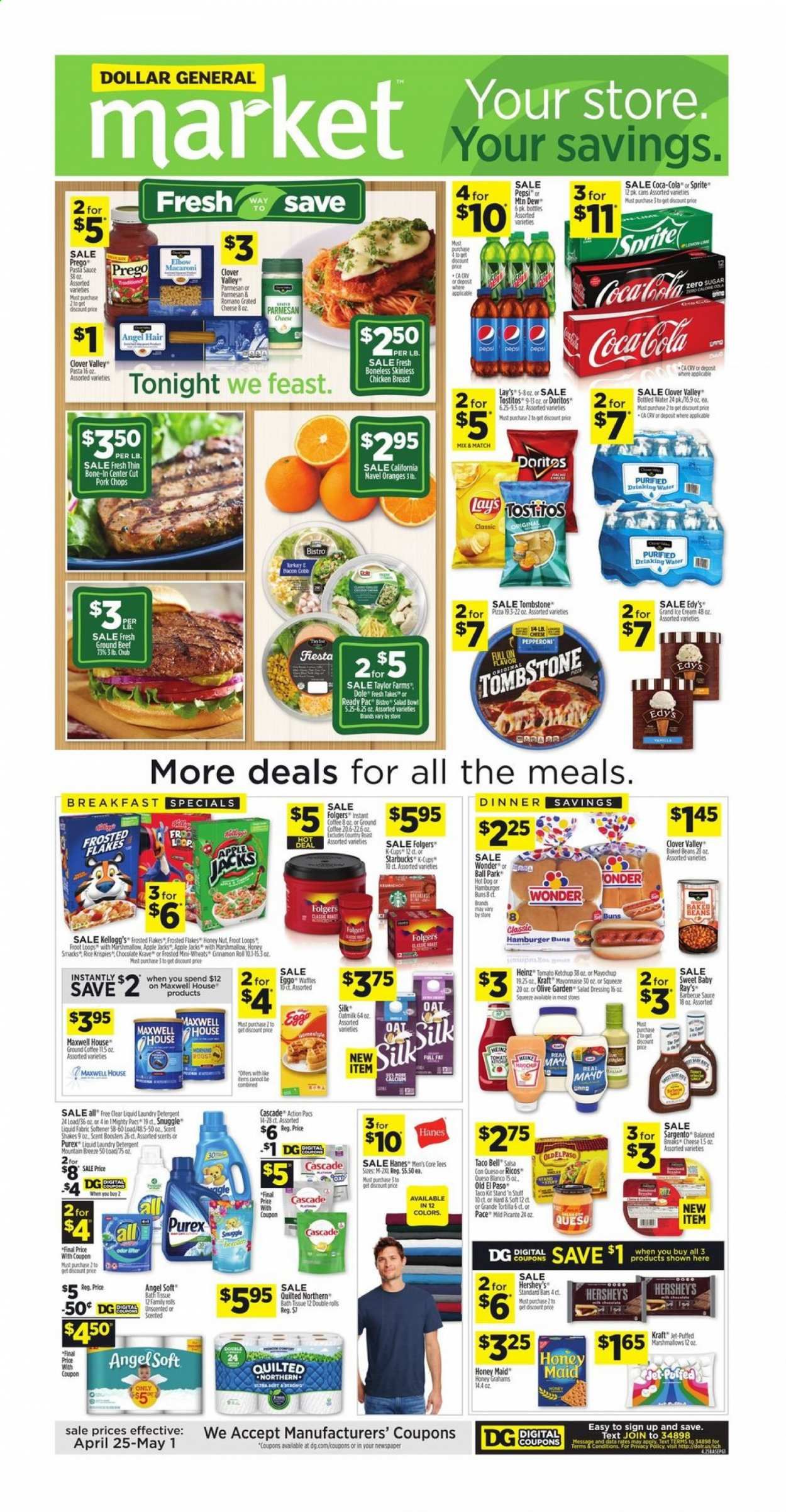 Dollar General (IN, OH) Weekly Ad Flyer April 25 to May 1