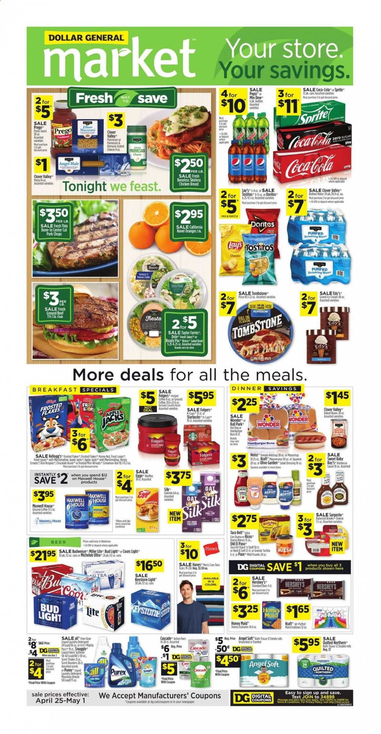 Dollar General (OK) Weekly Ad Flyer April 25 to May 1