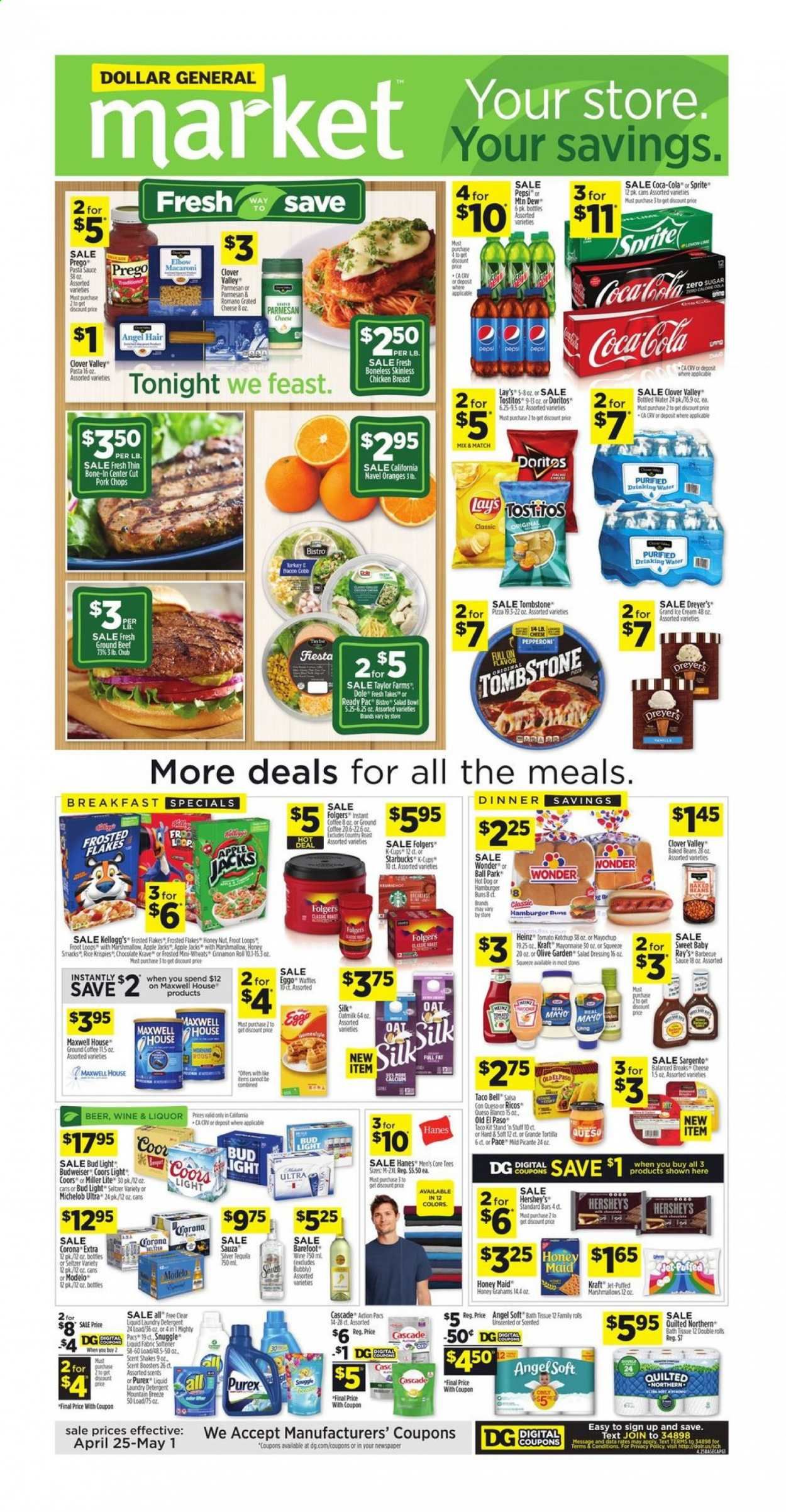 Dollar General (CA) Weekly Ad Flyer April 25 to May 1