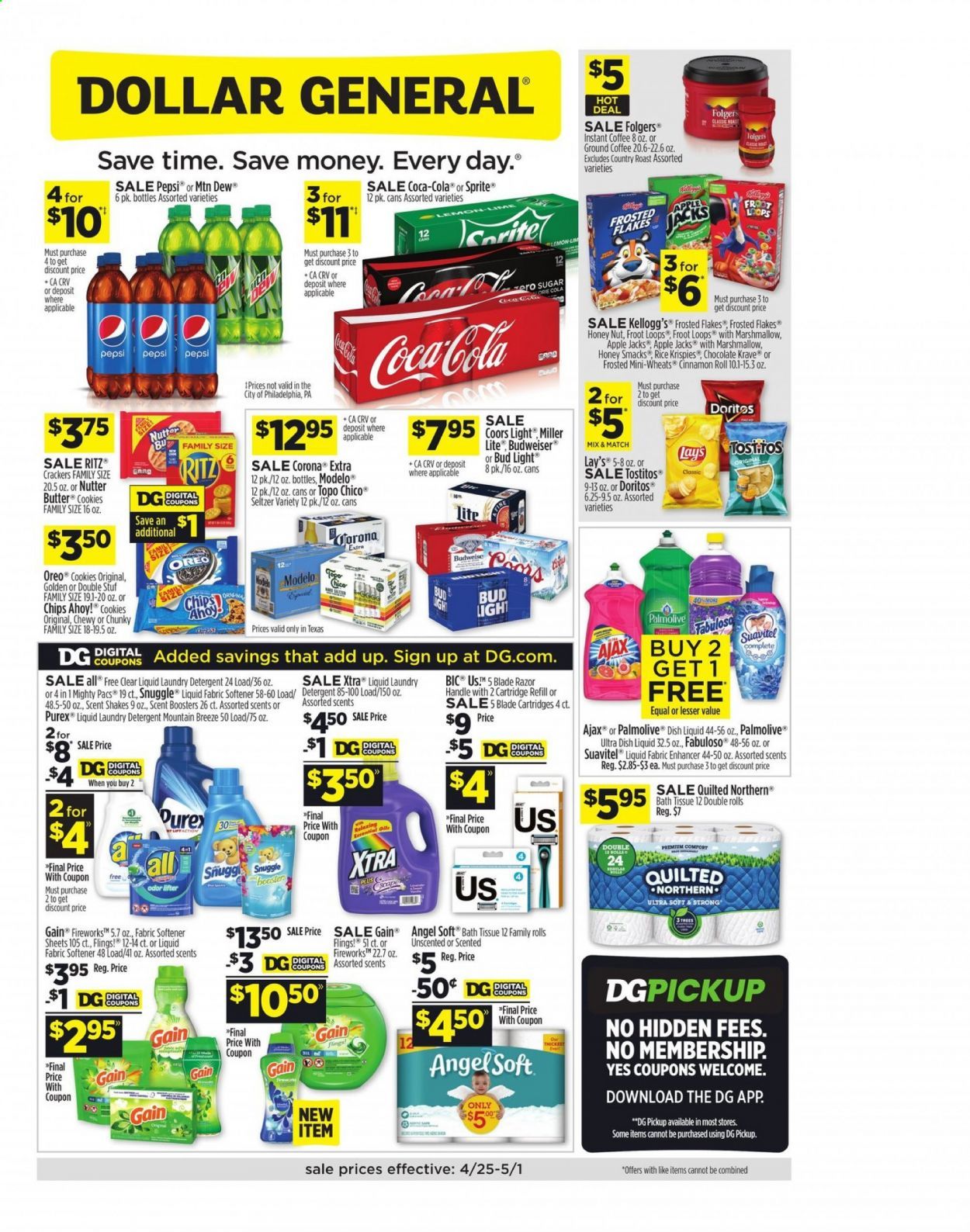 Dollar General (AL, TX) Weekly Ad Flyer April 25 to May 1