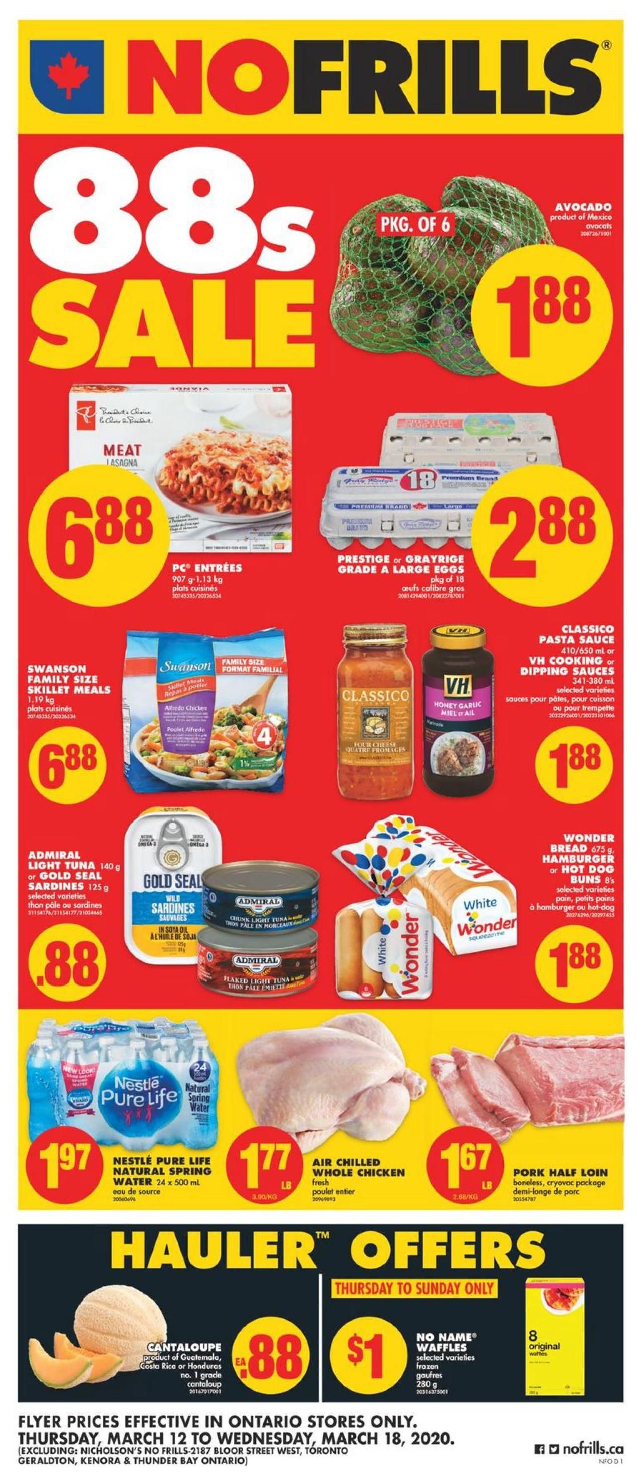 No Frills On Flyer March 12 To 18 1 Max 