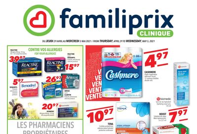 Familiprix Clinique Flyer April 29 to May 5