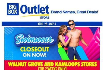 Big Box Outlet Store Flyer April 28 to May 4